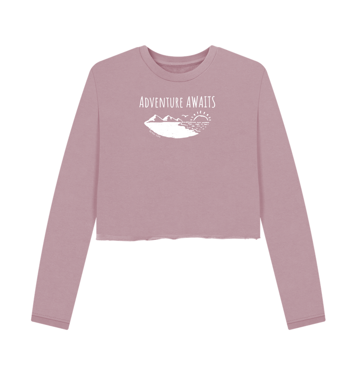 Mauve Printed Boxy Jumpers