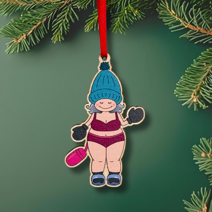 Bikini Wild Swimmer Christmas Decoration