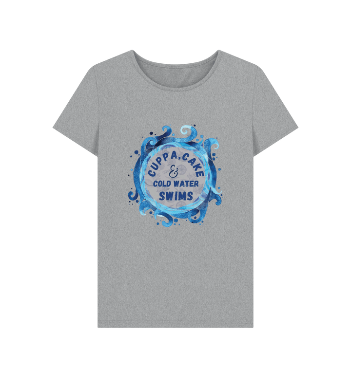 Athletic Grey Printed T-shirt Front