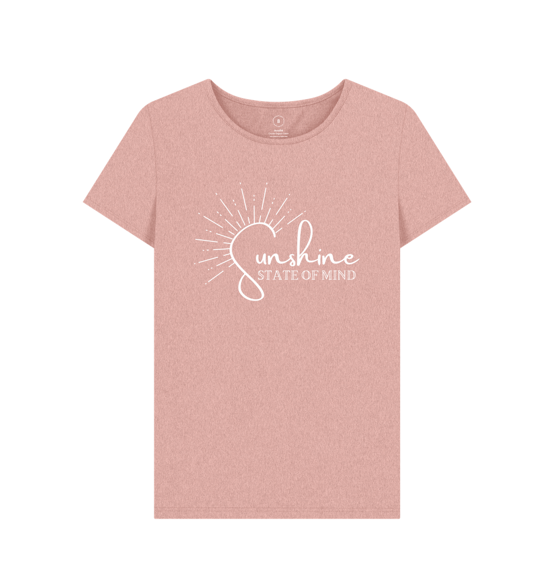 Sunset Pink Recycled Printed T-Shirt