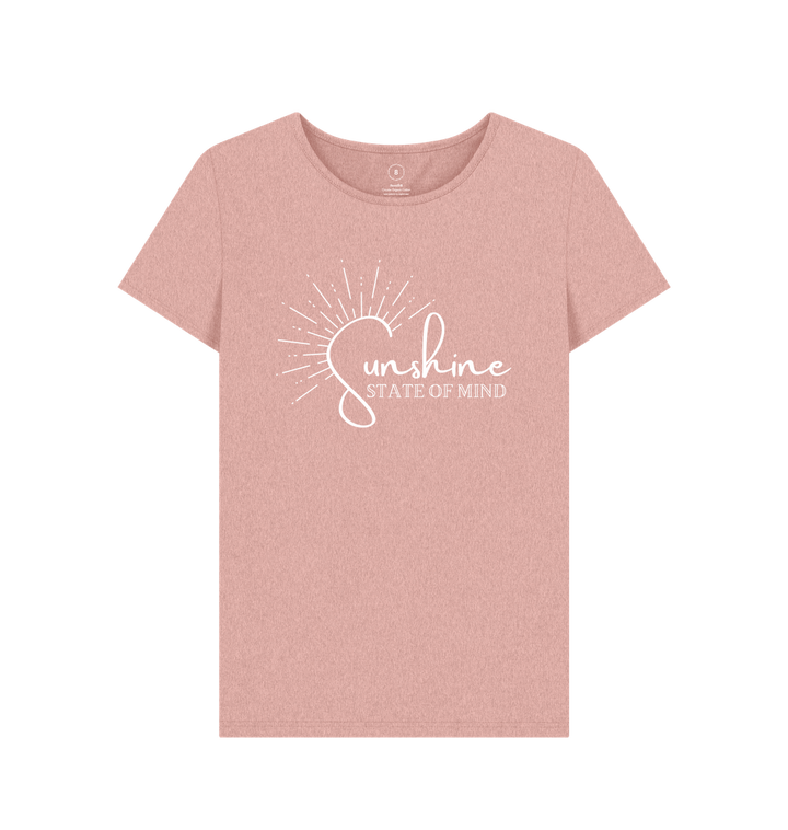 Sunset Pink Recycled Printed T-Shirt