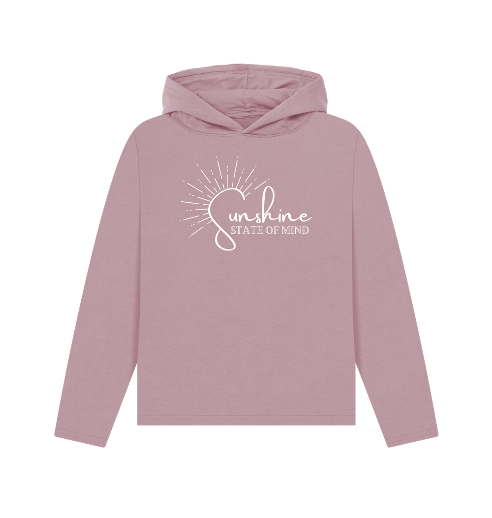 Mauve Printed Hoody