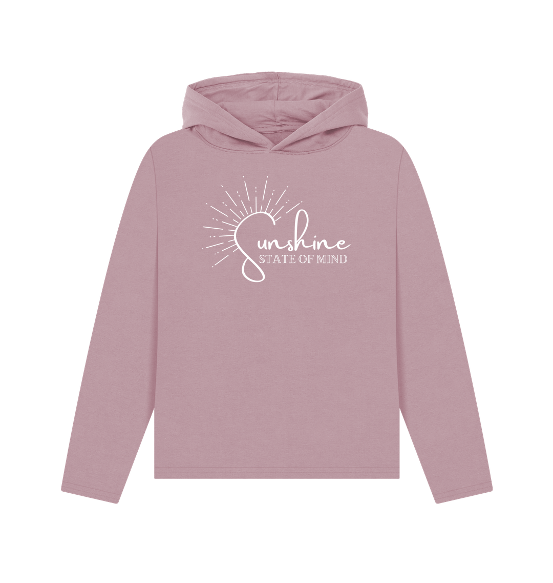 Mauve Printed Hoody