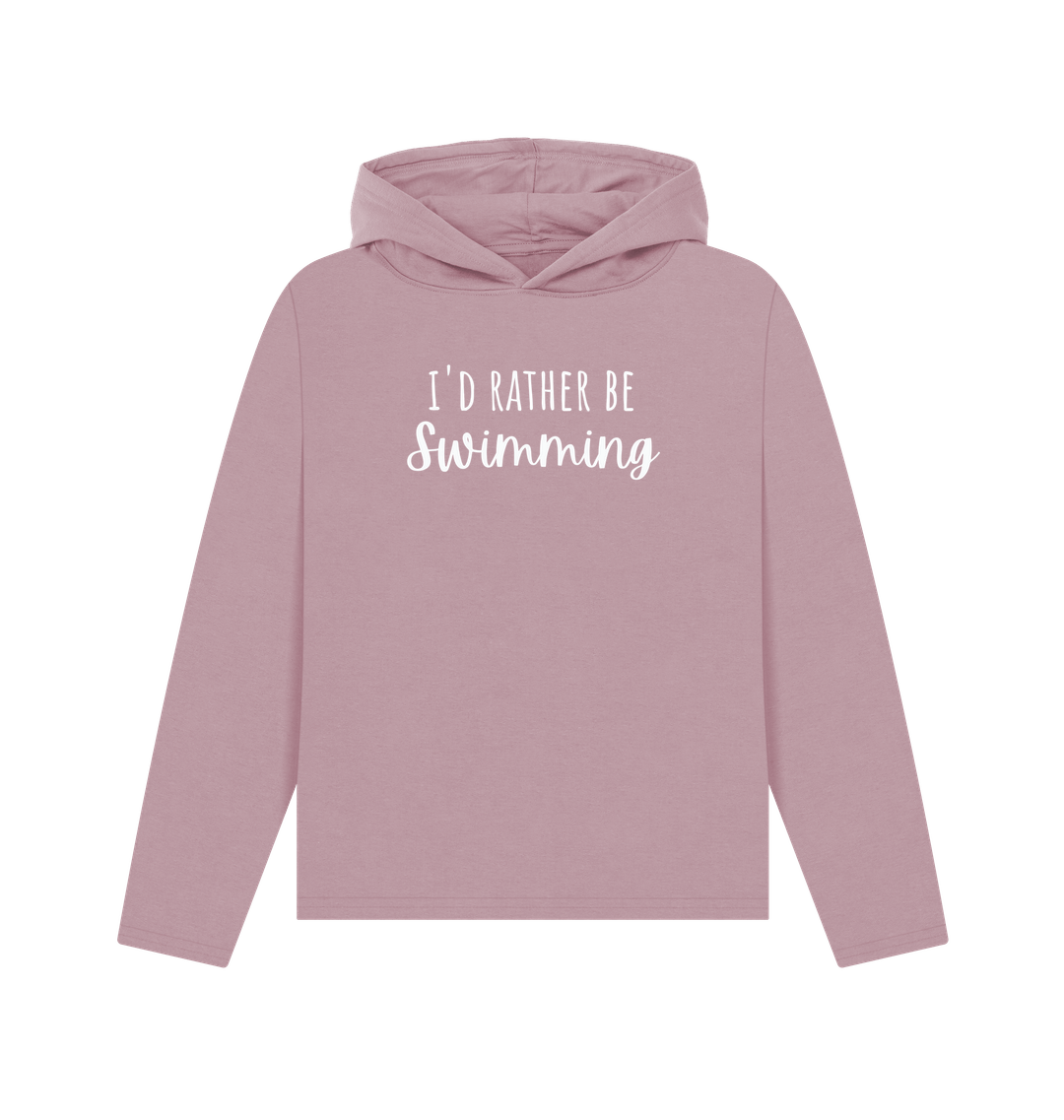 Mauve Printed Hoody