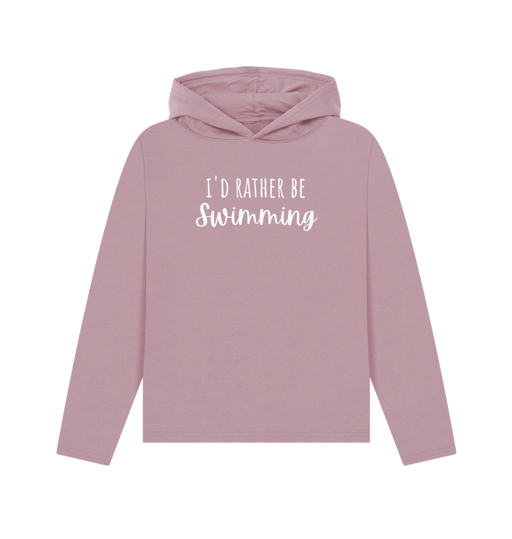 Mauve Printed Hoody