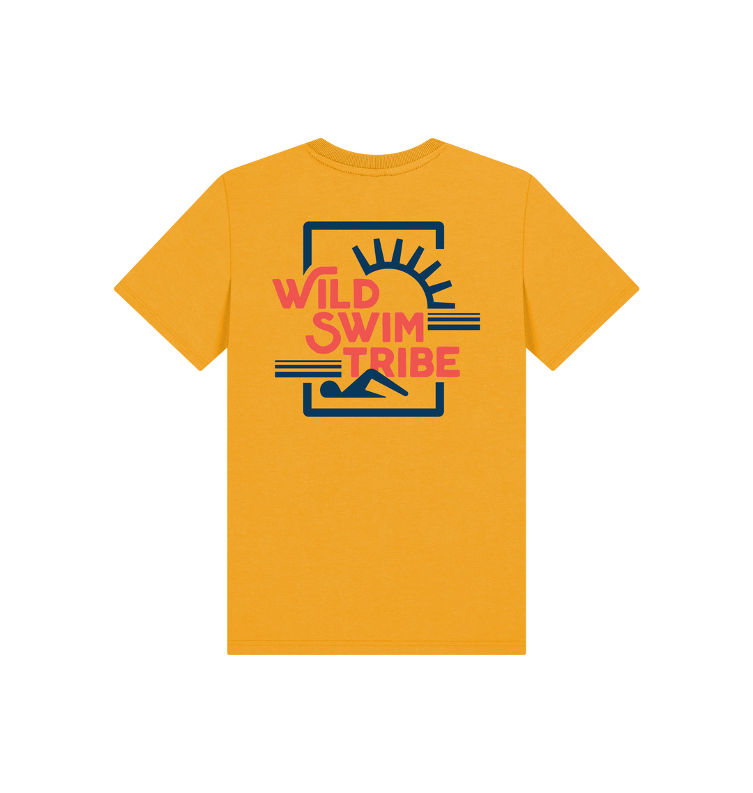 Mustard Printed Kids T-Shirt