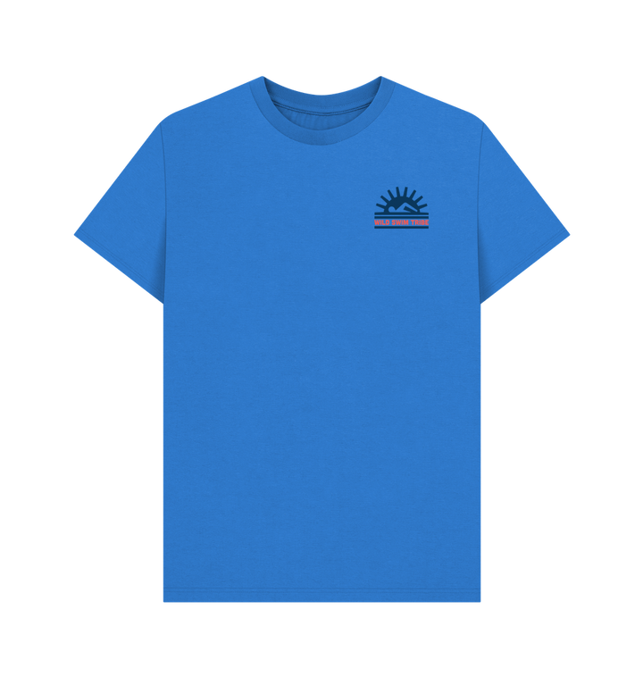 Bright Blue Printed T-shirt Front