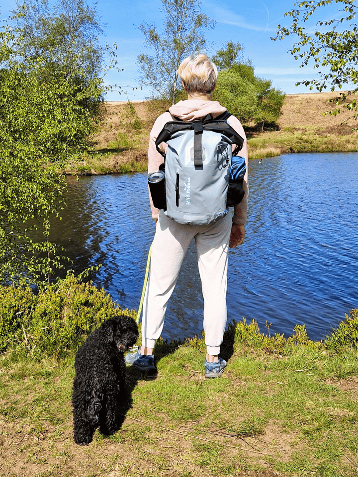 Caribou waterproof backpack     45L - pebble grey