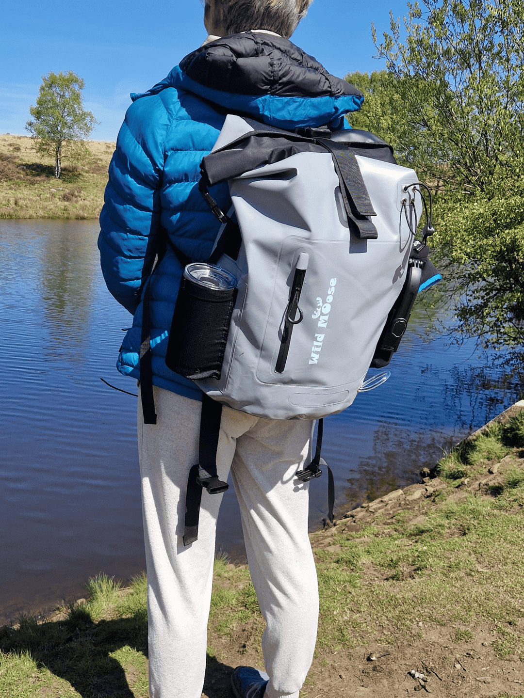 Caribou waterproof backpack     45L - pebble grey