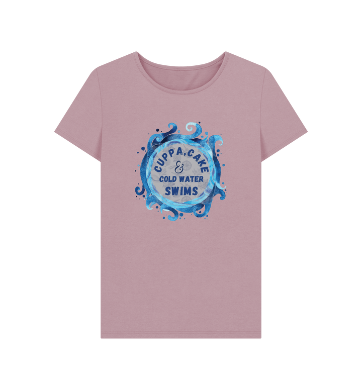 Mauve Printed T-shirt Front