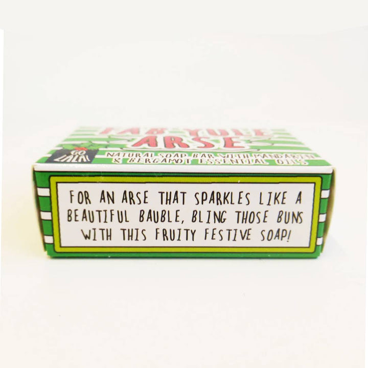 Fab Yule Arse Christmas Soap - Mandarin &amp; Bergamot - Funny Gift