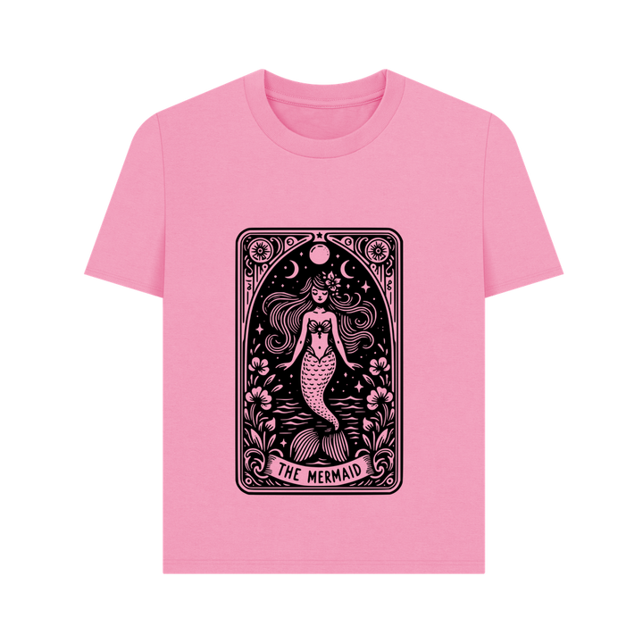 Rose Pink Printed T-shirt Front