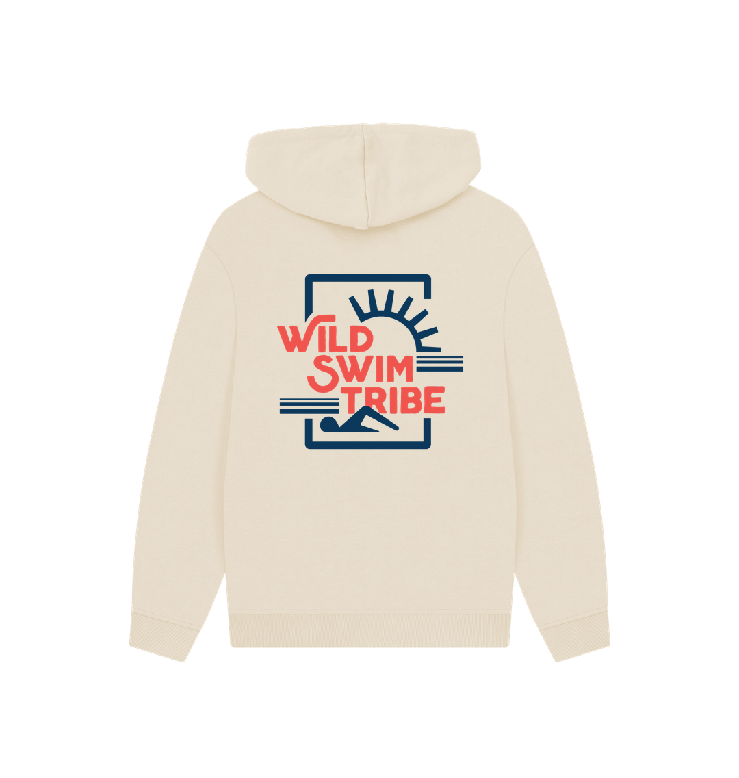 Oat Printed Hoody Back