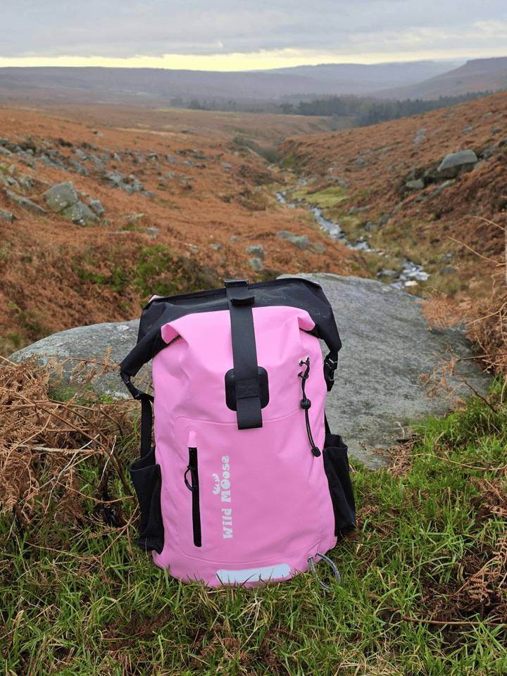 Caribou waterproof backpack  45L - blossom pink