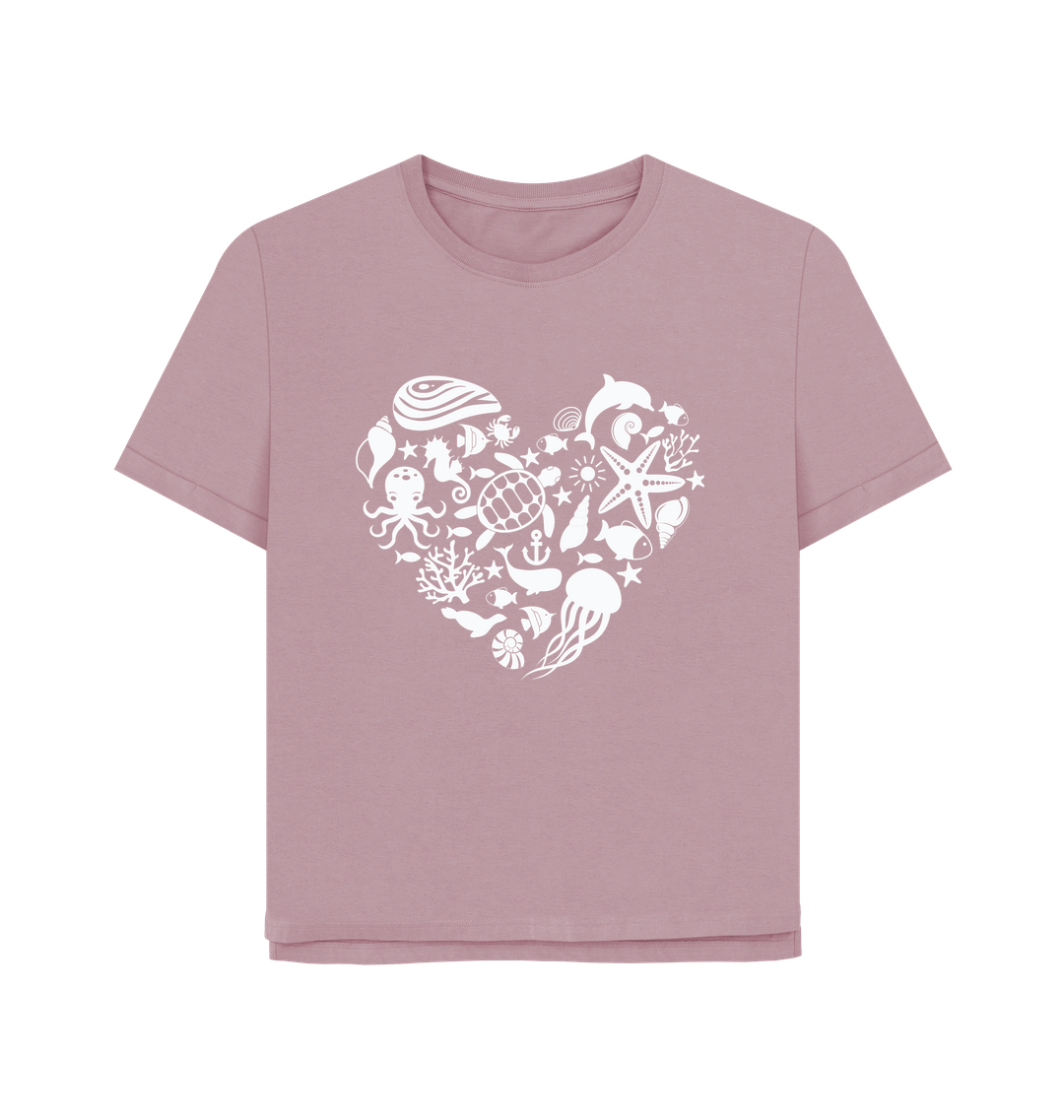 Mauve Printed T-shirt