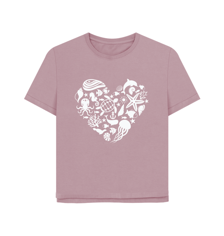 Mauve Printed T-shirt