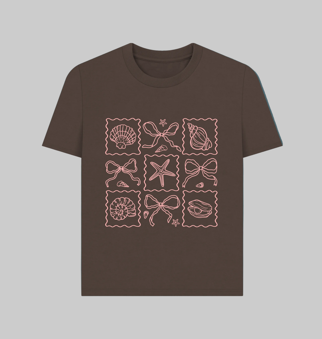 Chocolate Printed T-shirt Front