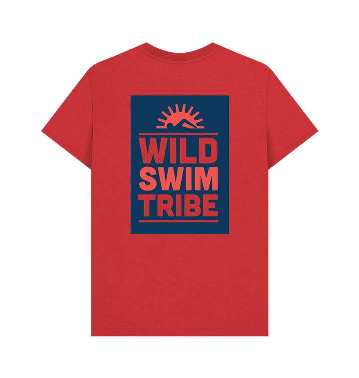 Red Printed T-shirt Back