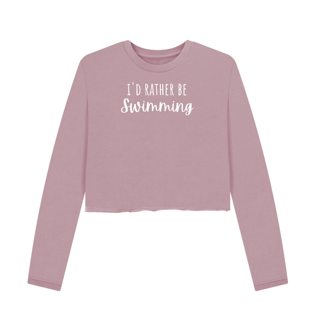 Mauve Printed Boxy Jumpers