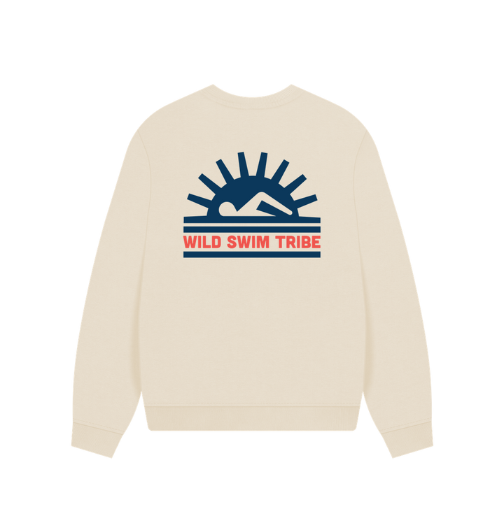 Oat Printed Sweater Back