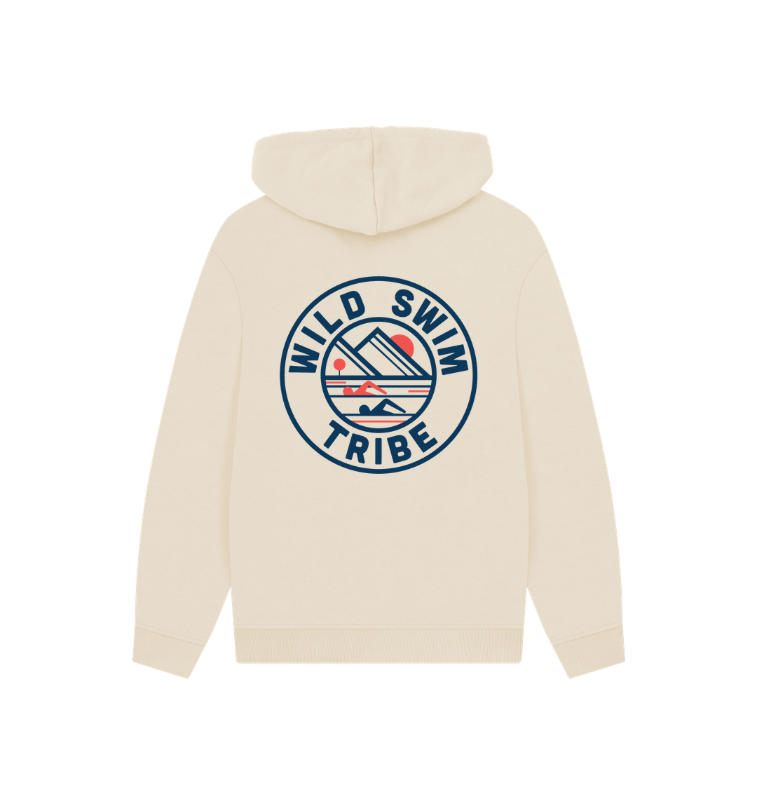 Oat Printed Hoody Back