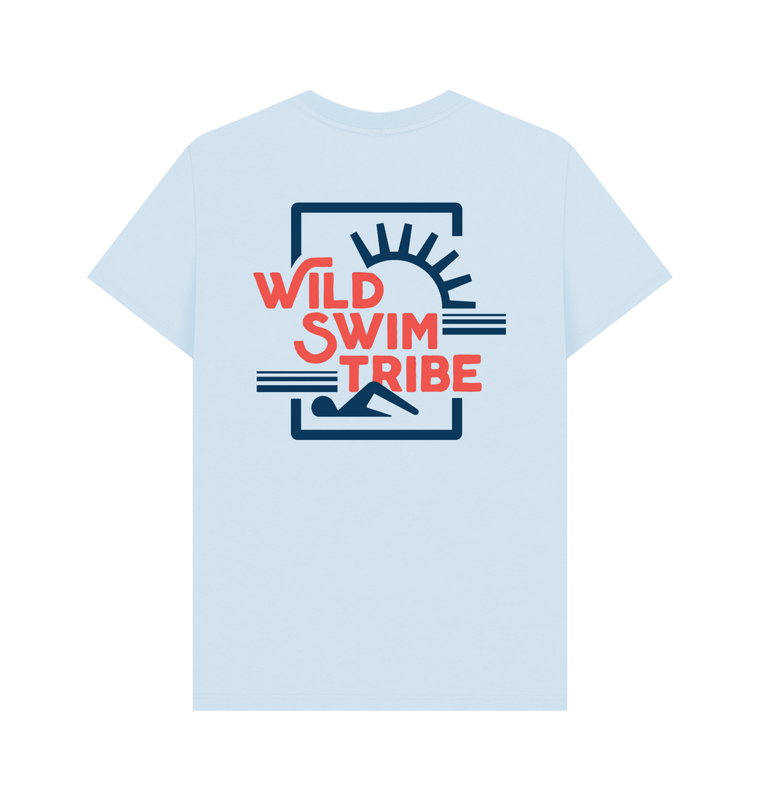 Sky Blue Printed T-shirt