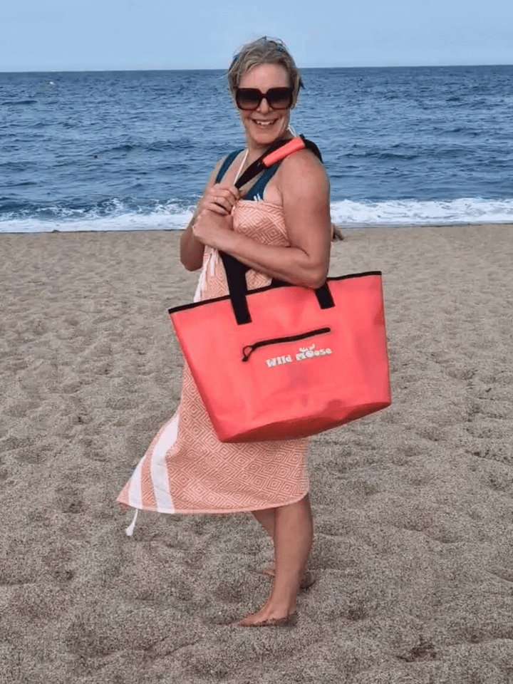  Fully waterproof Caribou tote bag from Wild Moose – ideal for open water swimmers or days on the beach