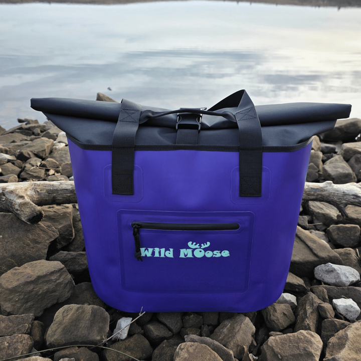 Caribou tote bag - purple passion