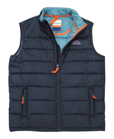 SELKIE UNISEX BODY WARMER - NAVY