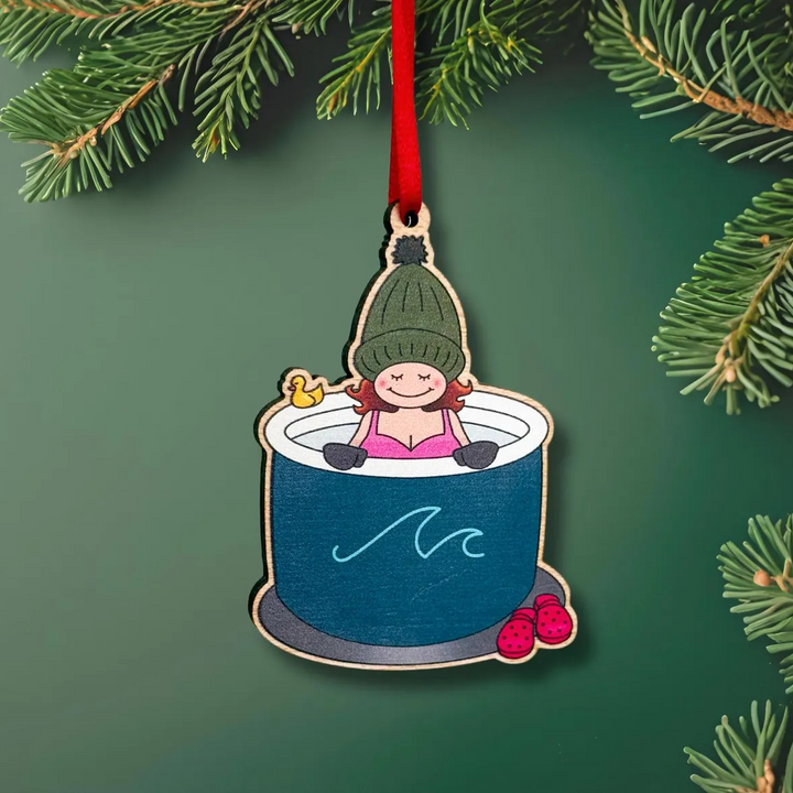 Ice Bath Dipper Christmas Decoration