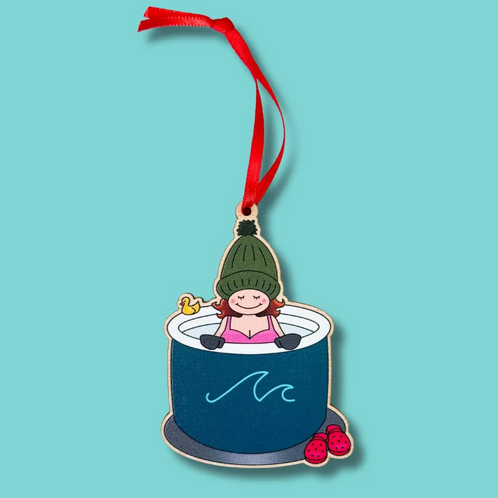 Ice Bath Dipper Christmas Decoration