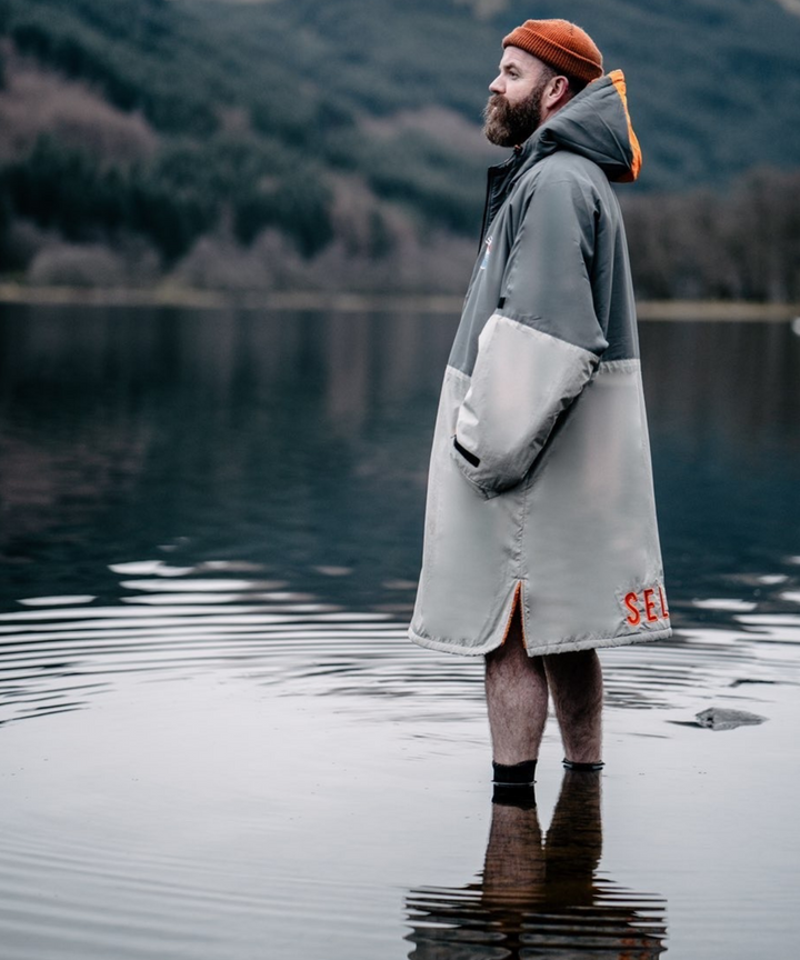 SELKIE RECYCLED SELKIE ROBE - GREY
