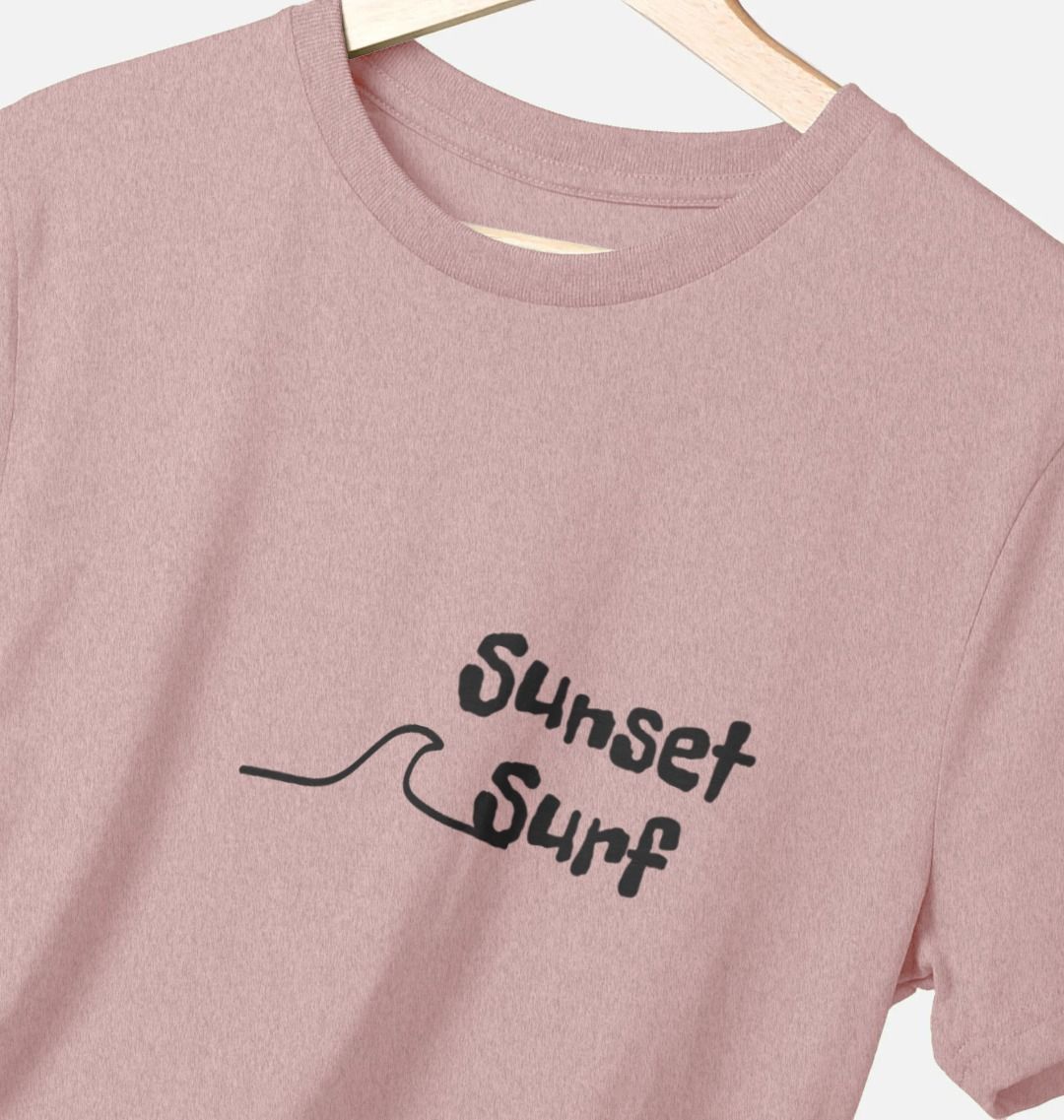 'SUNSET SURF' Recycled Unisex Tee