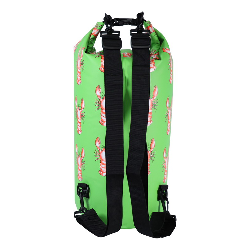 Shore2Sea Waterproof Dry Bag 20L Lobster design Green
