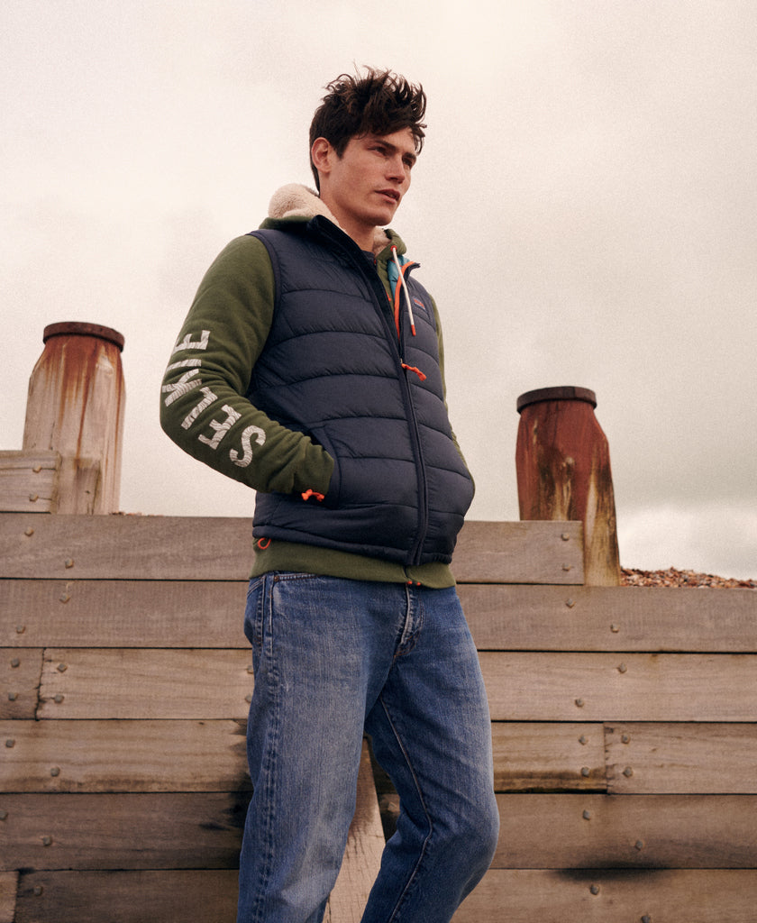 SELKIE UNISEX BODY WARMER - NAVY