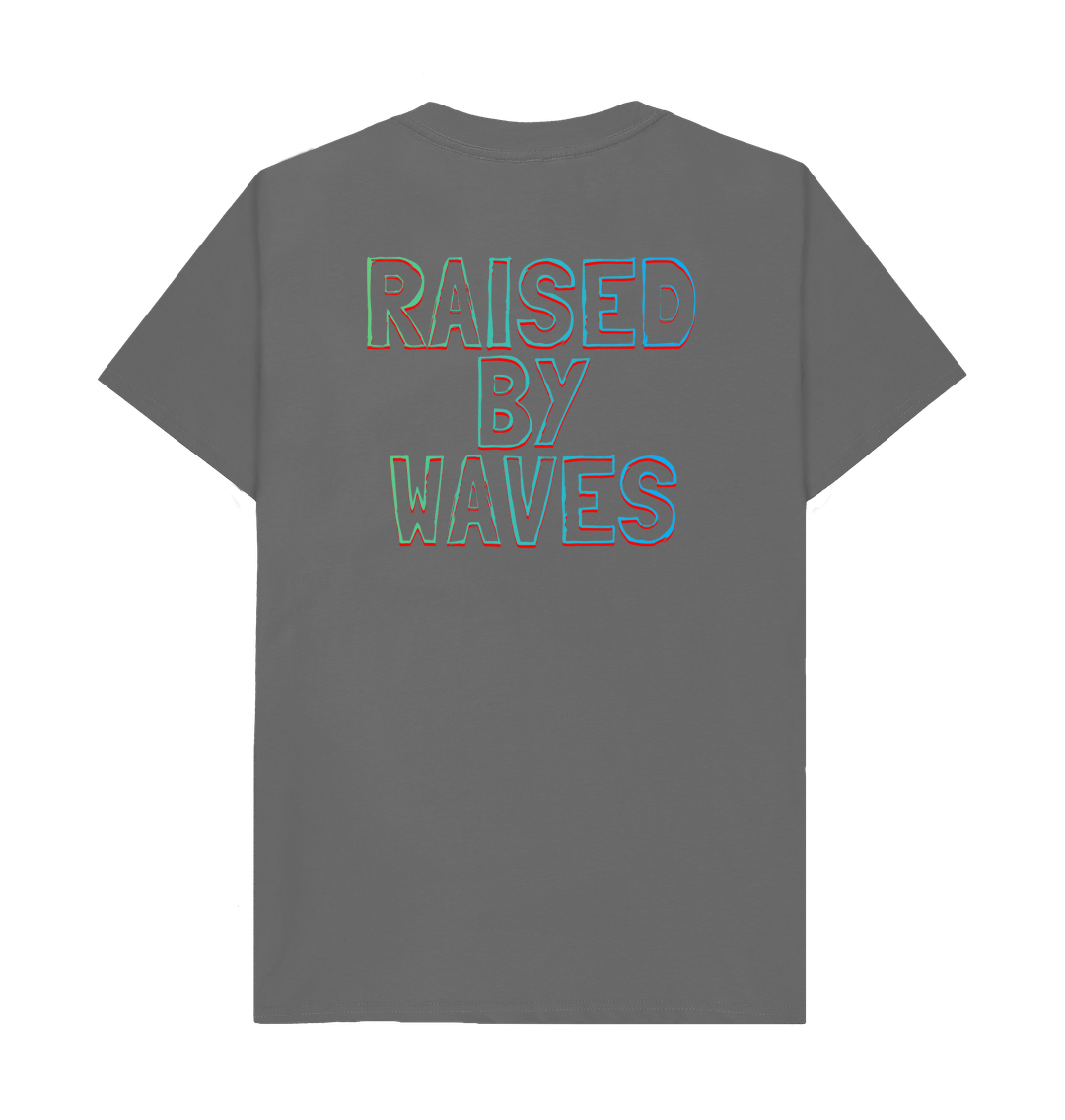 'RAISED BY WAVES' Mens Tee