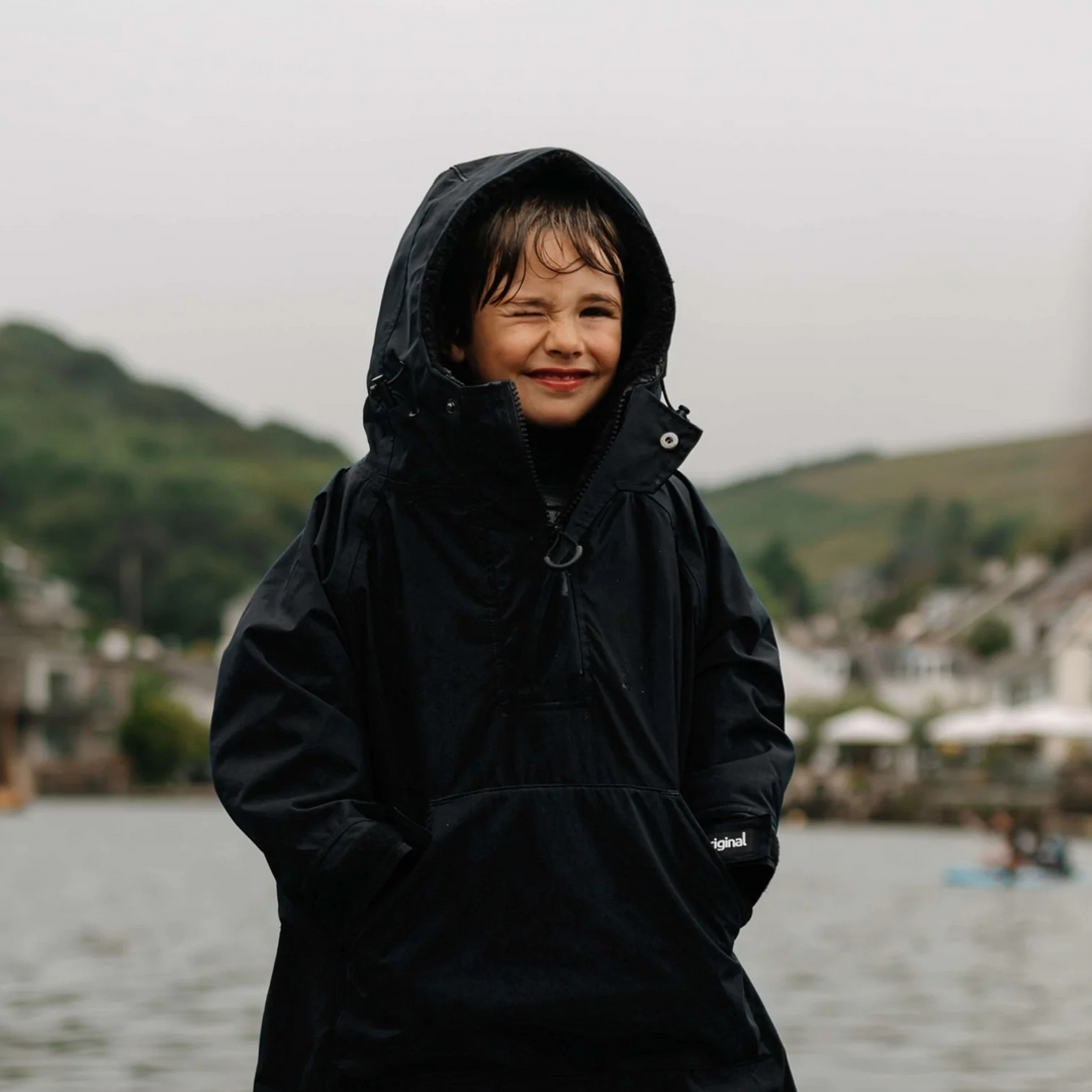 Kids’ Dry Poncho - Black