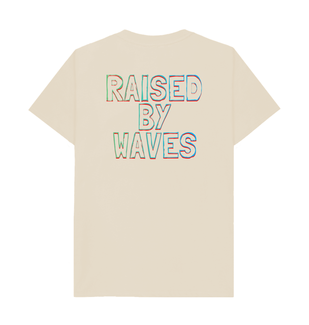 'RAISED BY WAVES' Mens Tee