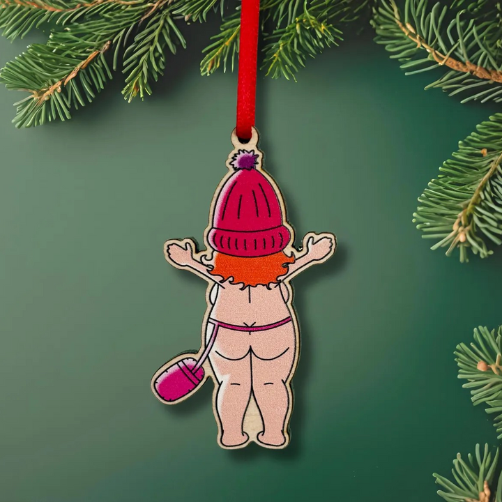 Skinny Dipper Christmas Decoration