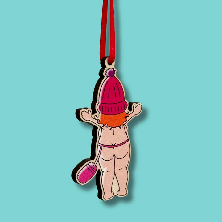 Skinny Dipper Christmas Decoration