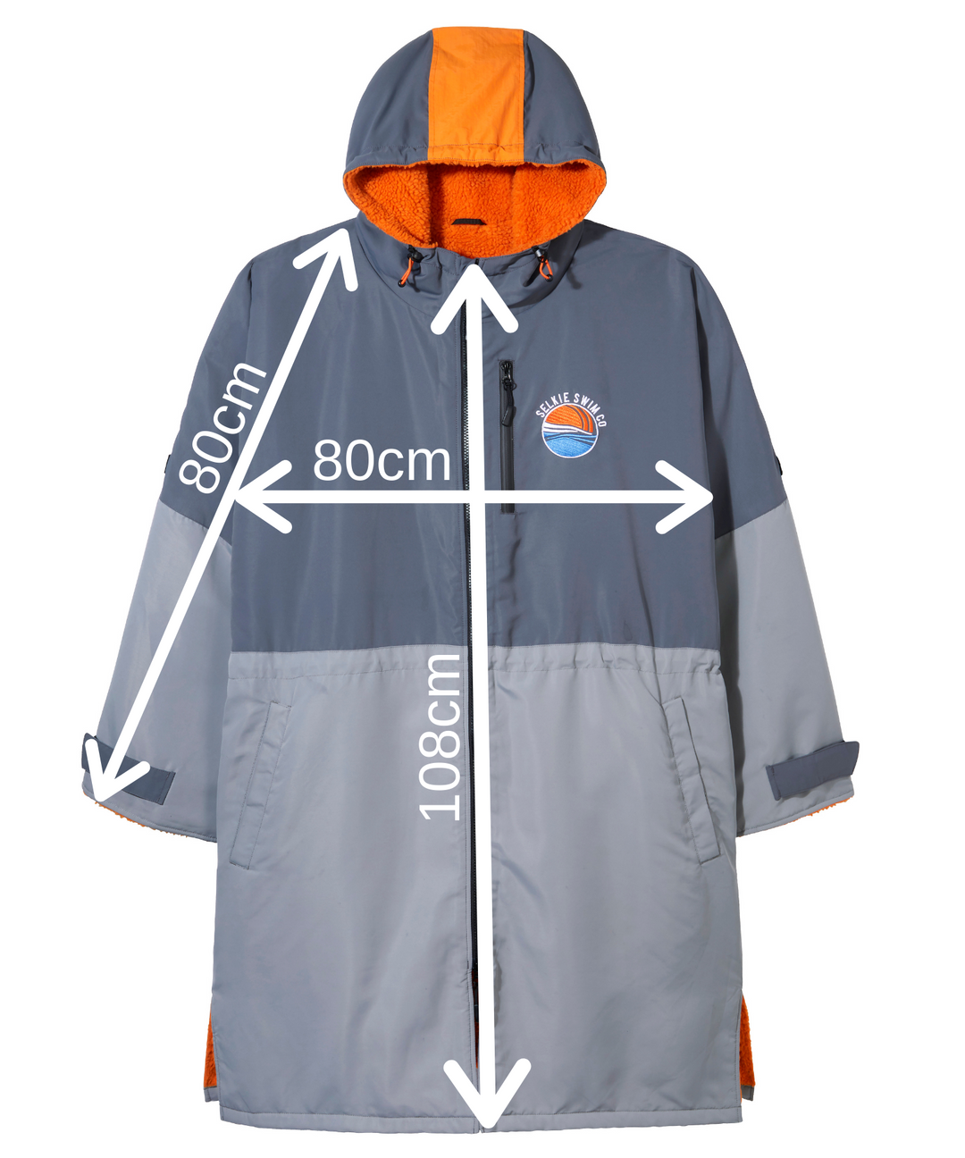 Grey Selkie Change Robe measurements