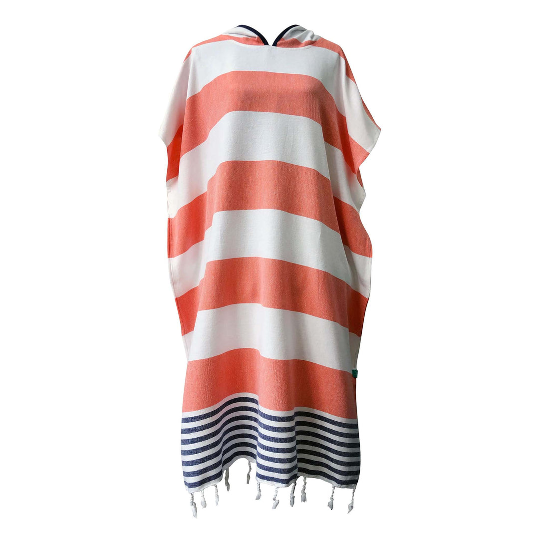 Tides Changing Robe - Coral/Navy