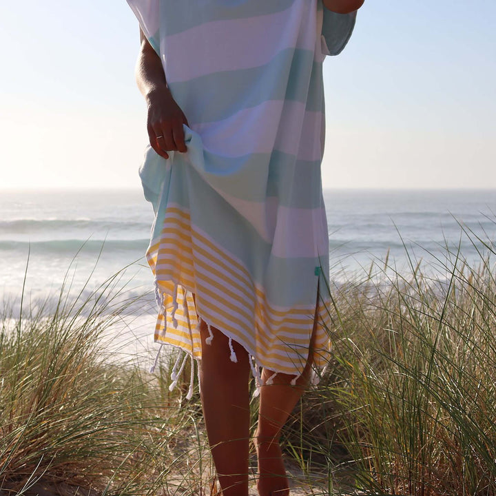 Tides Changing Robe - Mint/Yellow