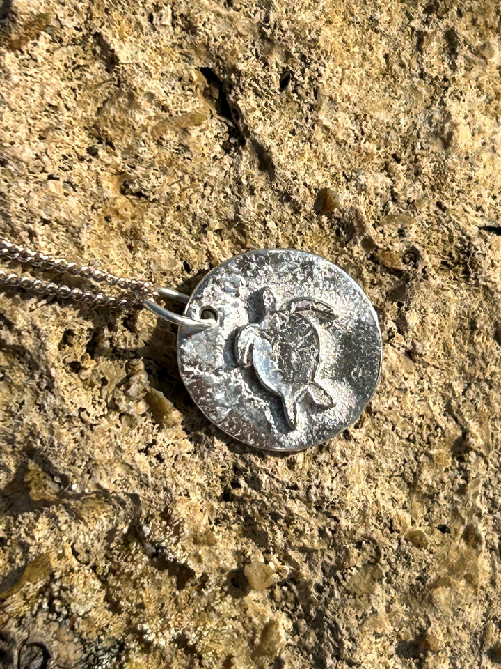 Turtle Silver Necklace