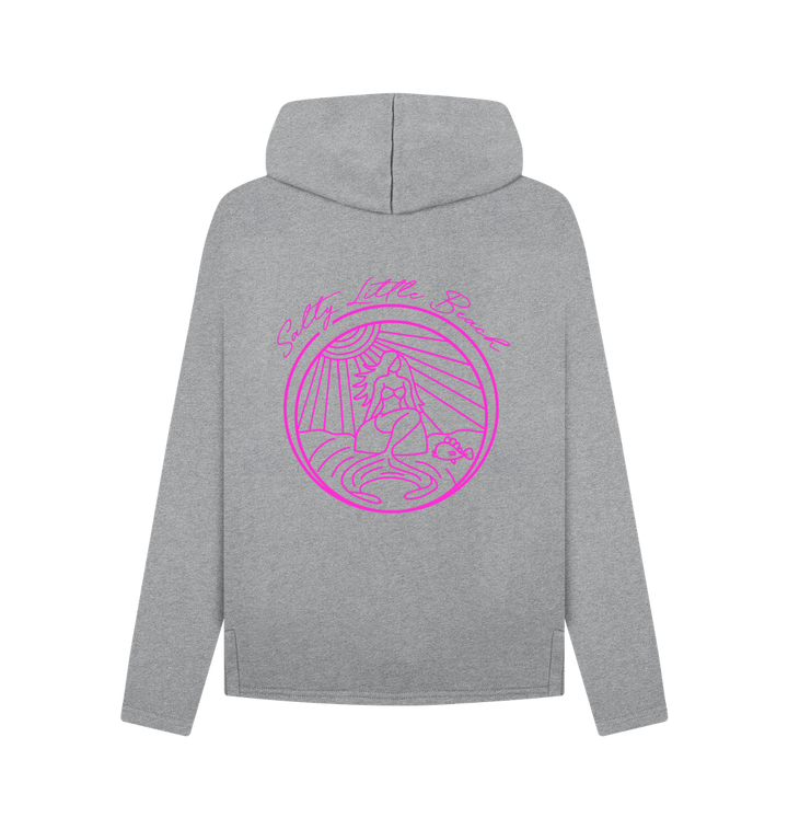 'SALTY BEACH' Relaxed Fit Ladies Hoodie
