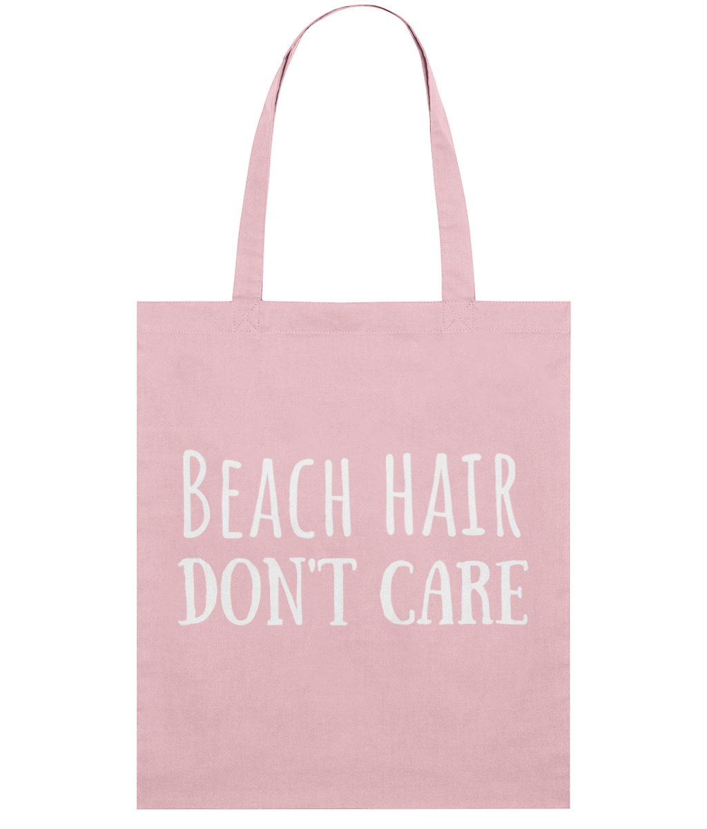 Beach Hair Don't Care Organic Cotton Tote Bag