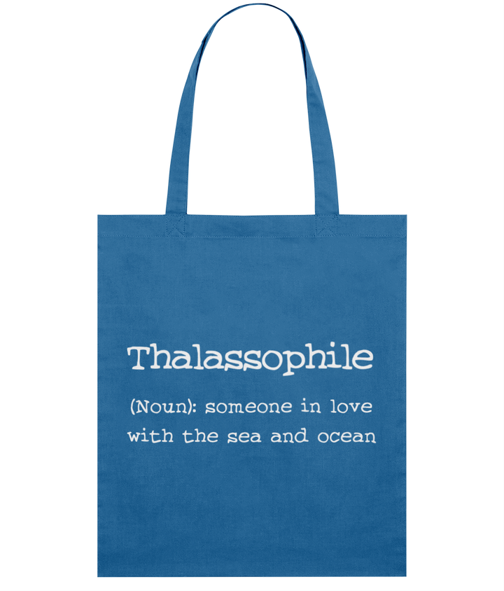 Thalassophile Quote Organic Cotton Tote Bag