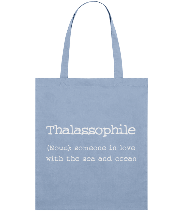 Thalassophile Quote Organic Cotton Tote Bag