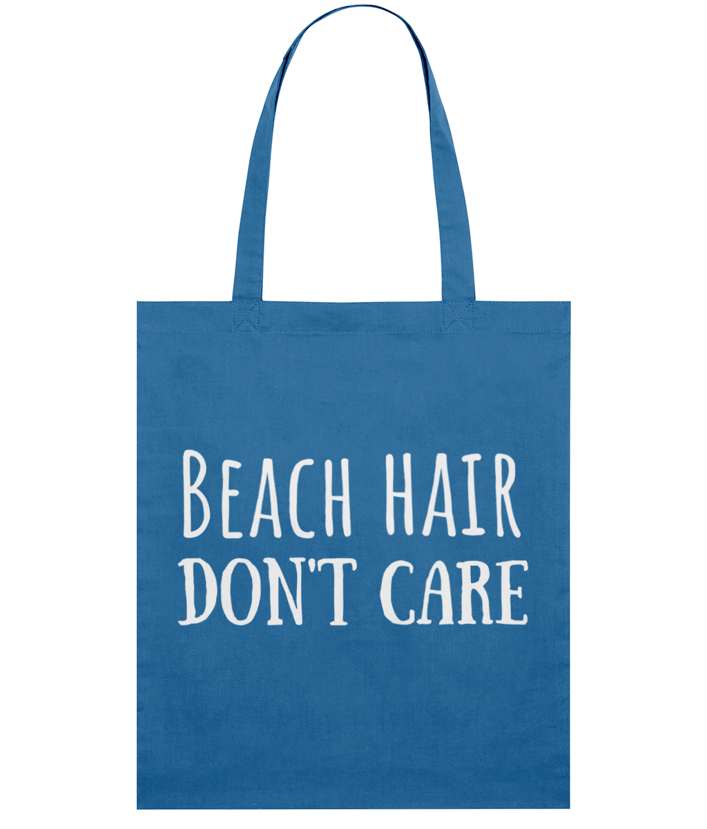 Beach Hair Don't Care Organic Cotton Tote Bag