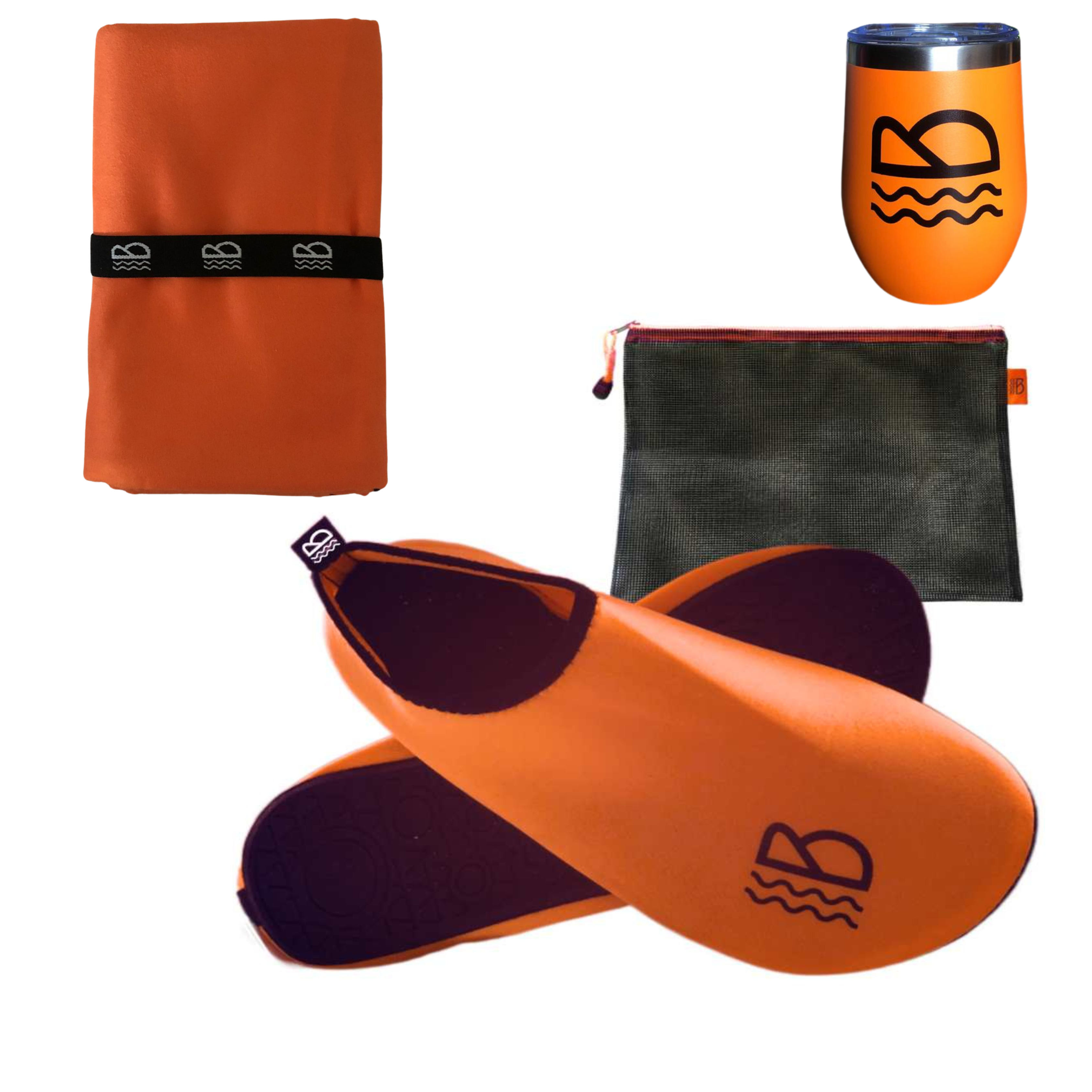 Shoes & Towel & Cup Beach Pack